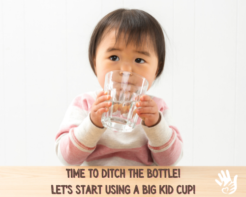 Transitioning from a bottle to a cup Carolina Therapy Connection Greenville, Goldsboro, New Bern North Carolina