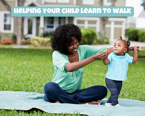Helping your child learn to walk Carolina Therapy Connection Greenville and New Bern NC